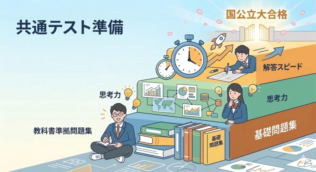 共通テストまでの学習プロセス