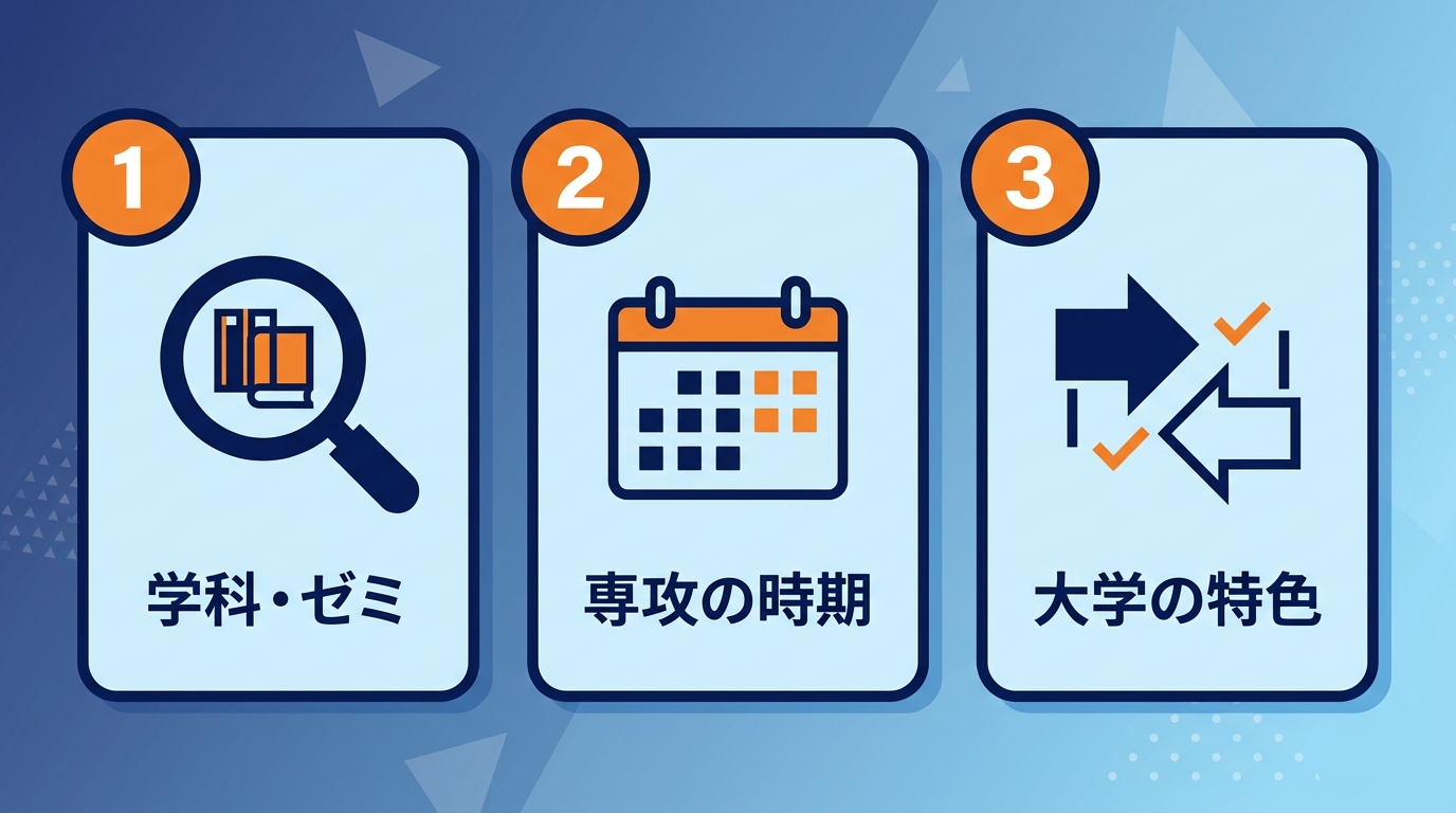文学部の大学を選ぶ3つのポイント
