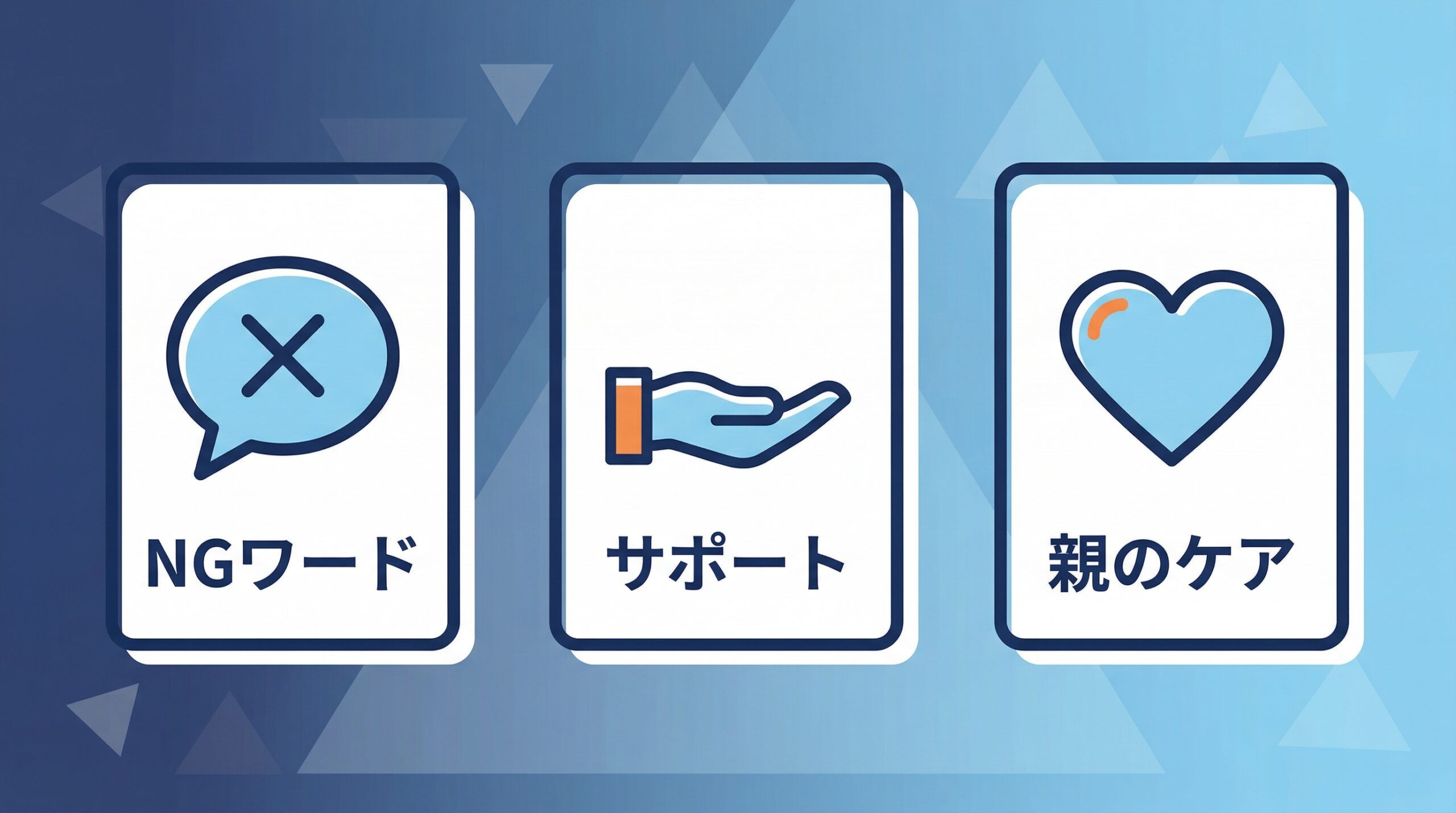 浪人中の子どもとの接し方をまとめたインフォグラフィック