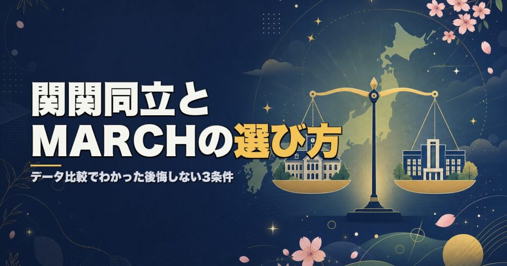 関関同立とMARCHの選び方