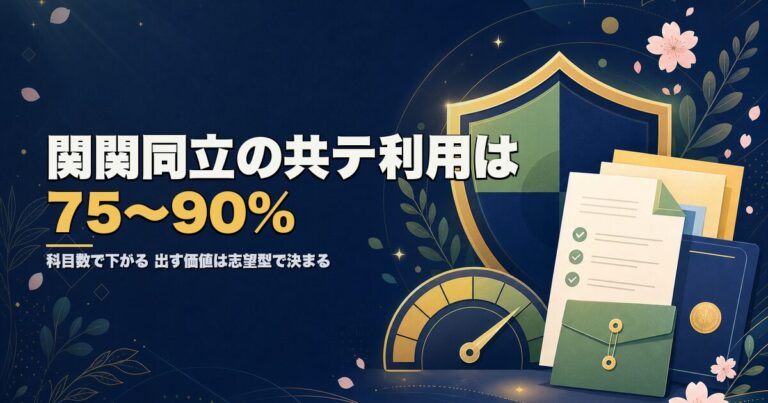 関関同立の共通テスト利用ボーダーは何%？学部差と出願する価値の判断基準